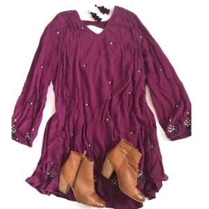 Japna Long Sleeve Boho Dress